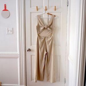 Leith tie-back linen jumpsuit | Small